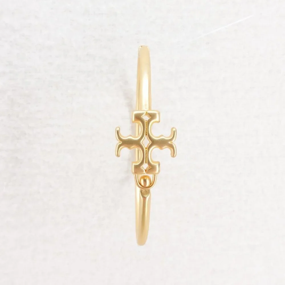 Tory Burch Gold Logo Bangle Bracelet